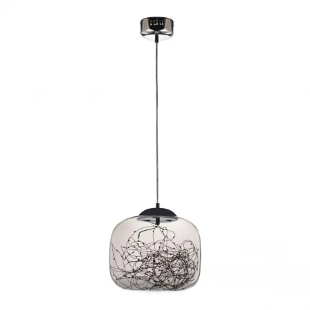 Подвесной светодиодный светильник Lumina Deco Daisy LDP 6823-300 CHR+GY