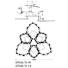 Потолочный светодиодный светильник Seven Fires Дайано SF7043/7C-CR