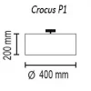 Потолочный светильник TopDecor Crocus Glade P1 01 05g