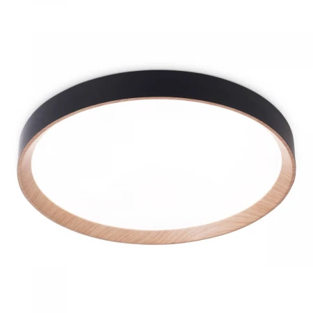 Потолочный светодиодный светильник Ambrella light черный/светлое дерево FZ1326