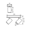 Спот Kanlux EVALO EL-2I B-SR 35693