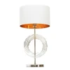Настольная лампа Lumina Deco Fabi LDT 5531 CHR+WT Настольная лампа Lumina Deco Fabi LDT 5531 CHR+WT
