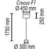 Торшер TopDecor Crocus Glade F1 01 01g