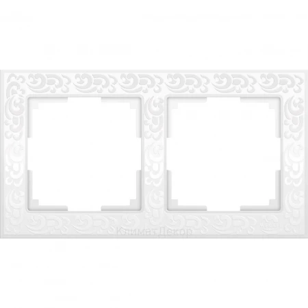 Рамка Werkel Flock на 2 поста слоновая кость WL05-Frame-02-ivory 4690389046919