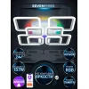 Потолочная светодиодная люстра Seven Fires Karoli SF7105/9C-WT-RGB Потолочная светодиодная люстра Seven Fires Karoli SF7105/9C-WT-RGB
