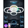 Потолочная светодиодная люстра Seven Fires Marton SF7104/7C-WT-RGB Потолочная светодиодная люстра Seven Fires Marton SF7104/7C-WT-RGB