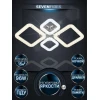 Потолочная светодиодная люстра Seven Fires Doirin WD7507/4C-CR Потолочная светодиодная люстра Seven Fires Doirin WD7507/4C-CR