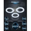 Потолочная светодиодная люстра Seven Fires Kaffi WD7506/3C-CR