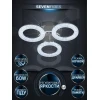 Потолочная светодиодная люстра Seven Fires Ronni WD7506/3C-CR