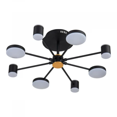 Потолочная светодиодная люстра Gerhort G61254/8BK