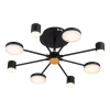 Потолочная светодиодная люстра Gerhort G61254/8BK Потолочная светодиодная люстра Gerhort G61254/8BK