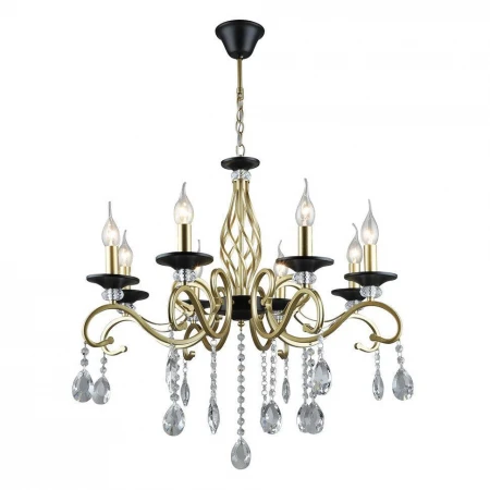 Подвесная люстра Seven Fires Elek WD3596/8H-GD-BK-CL