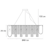 Подвесная люстра Arte Lamp Denebola A4074LM-14CC