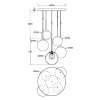 Подвесная люстра Maytoni Basic form MOD521PL-05G