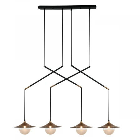Подвесная люстра Gerhort G31085/4P BK+BGD WT