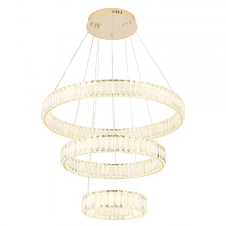 Подвесной светодиодный светильник Crystal Lux Musika SP150W Led Gold