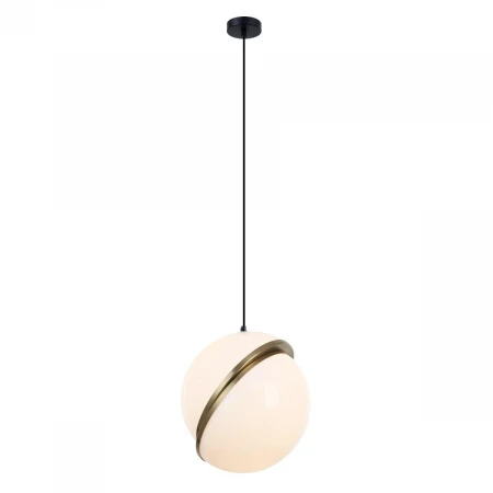 Подвесной светильник Gerhort G51240/1L BK+BRS WT