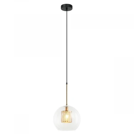 Подвесной светильник Gerhort G51239/1M BK+BRS CL+BRS
