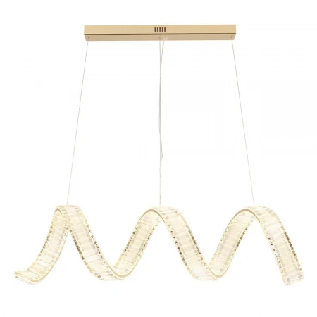 Подвесной светодиодный светильник Crystal Lux Musika SP100W Led L1200 Gold