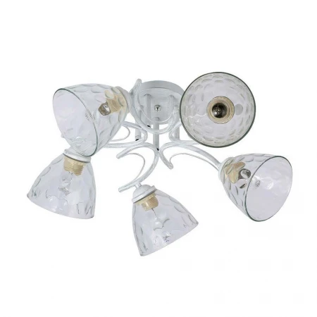 Потолочная люстра ЭкономСвет 12199/5WT+SL CL