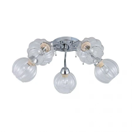 Потолочная люстра ЭкономСвет 12195/5CR CL