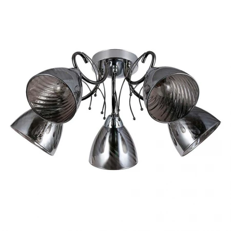 Потолочная люстра ЭкономСвет 12194/5CR+PBK SM