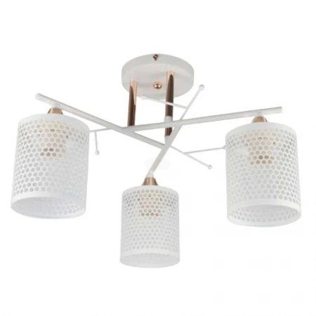 Потолочная люстра ЭкономСвет 12268/3WT+GD WT