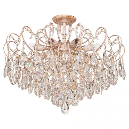 Потолочная люстра ЭкономСвет 15512/8WT+GD WT