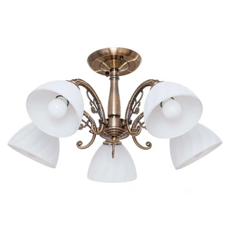 Потолочная люстра ЭкономСвет 443/5AB WT