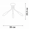 Потолочная люстра Vitaluce V3020-1/3PL