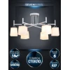 Потолочная люстра Seven Fires Semel WD3640/6C-WT-CR-WT Потолочная люстра Seven Fires Semel WD3640/6C-WT-CR-WT