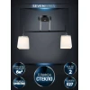 Потолочная люстра Seven Fires Semel WD3640/2C-BK-CR-WT Потолочная люстра Seven Fires Semel WD3640/2C-BK-CR-WT