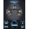 Потолочная люстра Seven Fires Sildzh WD3638/4C-BK-CR-BK Потолочная люстра Seven Fires Sildzh WD3638/4C-BK-CR-BK