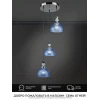 Подвесная люстра Seven Fires Leki WD3629/3P-CR-BL Подвесная люстра Seven Fires Leki WD3629/3P-CR-BL