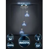 Подвесная люстра Seven Fires Leki WD3629/3P-CR-BL Подвесная люстра Seven Fires Leki WD3629/3P-CR-BL
