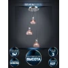 Подвесная люстра Seven Fires Leki WD3629/3P-CR-PK Подвесная люстра Seven Fires Leki WD3629/3P-CR-PK