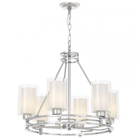Подвесная люстра Lumina Deco Marietta LDP 8025-6 CHR+WT