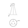 Подвесной светодиодный светильник Maytoni Rim MOD058PL-L22BSK