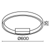 Потолочный светодиодный светильник Maytoni Rim MOD058CL-L35WK