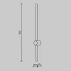 Настенный светодиодный светильник Maytoni Light Stick MOD237WL-L11B3K Настенный светодиодный светильник Maytoni Light Stick MOD237WL-L11B3K