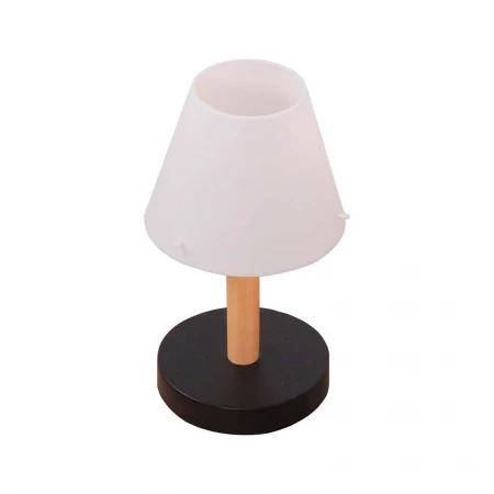 Настольная лампа ЭкономСвет 10013/1T BK WT