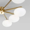 Потолочная люстра Eurosvet Opaline 70220/8 латунь Потолочная люстра Eurosvet Opaline 70220/8 латунь