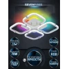 Потолочная светодиодная люстра Seven Fires Fiona SF5055/5C-WT-CR-RGB