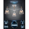 Потолочная люстра Seven Fires Olban SF3389/3C-WT-WD Потолочная люстра Seven Fires Olban SF3389/3C-WT-WD