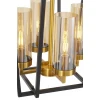 Подвесная люстра Lumina Deco Afres LDP 1246-4 BK+MD