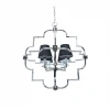 Подвесная люстра Lumina Deco Baltimore LDP 8020-4 CHR+BK