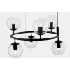 Подвесная люстра Lumina Deco Ceredo LDP 6034-6 RND BK