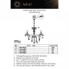Подвесная люстра Aployt Selestina APL.663.03.05