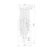 Подвесная люстра TK Lighting 10099 Nilos