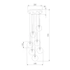 Подвесная люстра TK Lighting 5362 Nilos